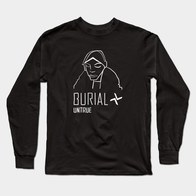 Burial Untrue Album Long Sleeve T-Shirt by Cyniclothes